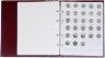 Купить Папка на кольцах формата OPTIMA "Монеты РФ регулярного выпуска с 1991 года", красная