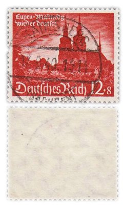 купить Германия, Третий Рейх 12+8 рейхспфеннигов 1940 Присоединение Эйпена, Малмеди и Моресне к территориям 3-го Рейха