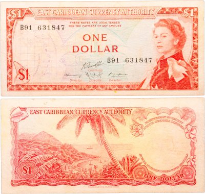купить Восточные Карибы 1 доллар 1965
