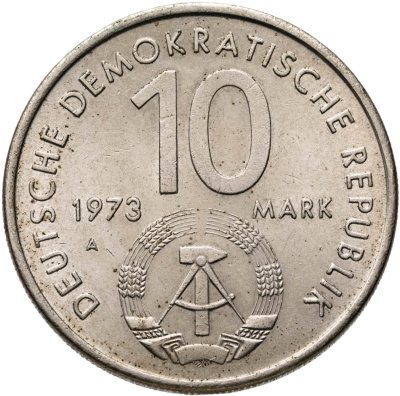 купить Германия (ГДР) 10 марок (mark) 1973 10-ый международный фестиваль молодёжи и студентов, Берлин