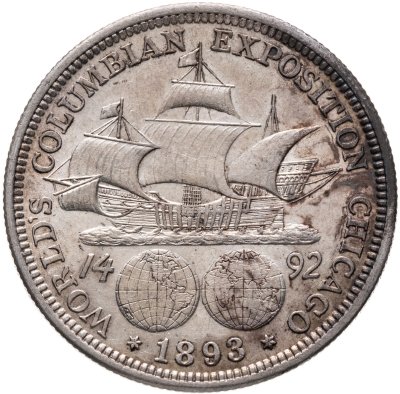 купить США 1/2 доллара (50 центов, half dollar) 1893 "Колумбийская выставка"