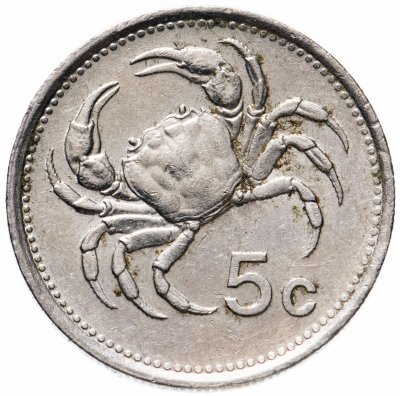 купить Мальта 5 центов (cents) 1986 (лодка)