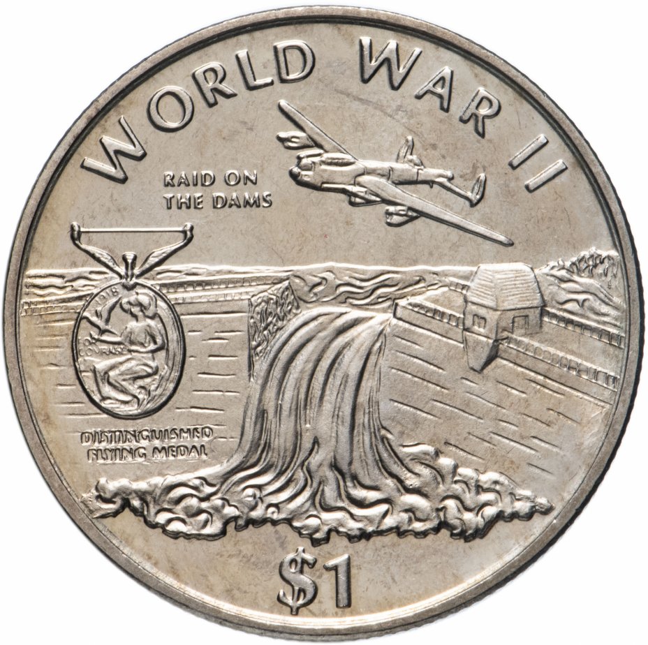 купить Либерия 1 доллар (dollar) 1997 "Вторая мировая война"