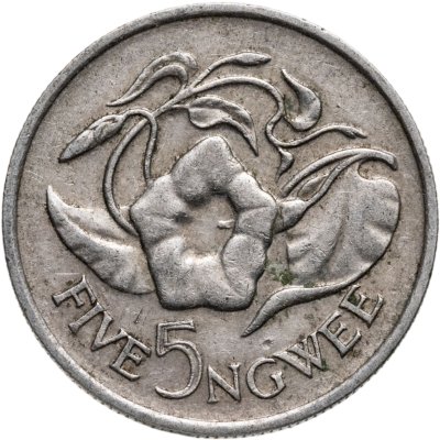 купить Замбия 5 нгве (ngwee) 1978