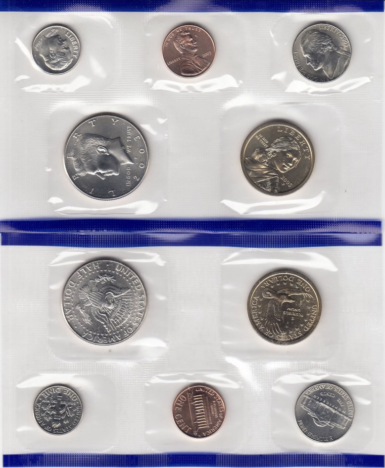 купить США годовой набор 2003 P (5 монет)