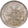 Купить 50 пенни (pennia) 1917 S гербовый орёл без корон, Российская Финляндия