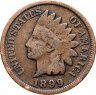 Купить США 1 цент (cent) 1899 Indian Head Cent