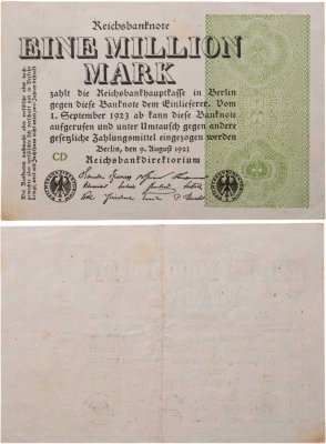 купить Германия 1000000 марок 1923 года (Pick 102a)