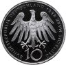 Купить Германия 10 марок 1998 "900 лет со дня рождения Хильдегард из Бингена" в капсуле