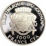 Купить Конго 1000 франков, 2011 год "Таинство Венчания"