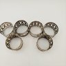 Купить Кольца для салфеток на 6 персон, металл, Россия, 1970-2000 гг.