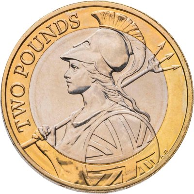 купить Великобритания 2 фунта (pounds) 2017 Королева Елизавета II