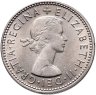 Купить Великобритания 1 шиллинг (shilling) 1963  "Английский герб - 3 льва внутри коронованного щита"