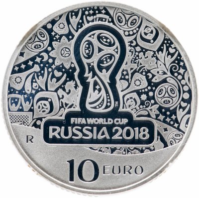 купить Италия 10 евро 2018 "Чемпионат мира по футболу в России"