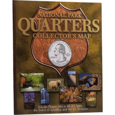 купить Альбом-Карта для монет 25 центов "Национальные парки" (Whitman, США)