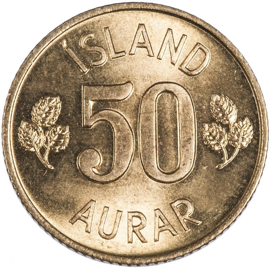 купить Исландия 50 аурар 1974