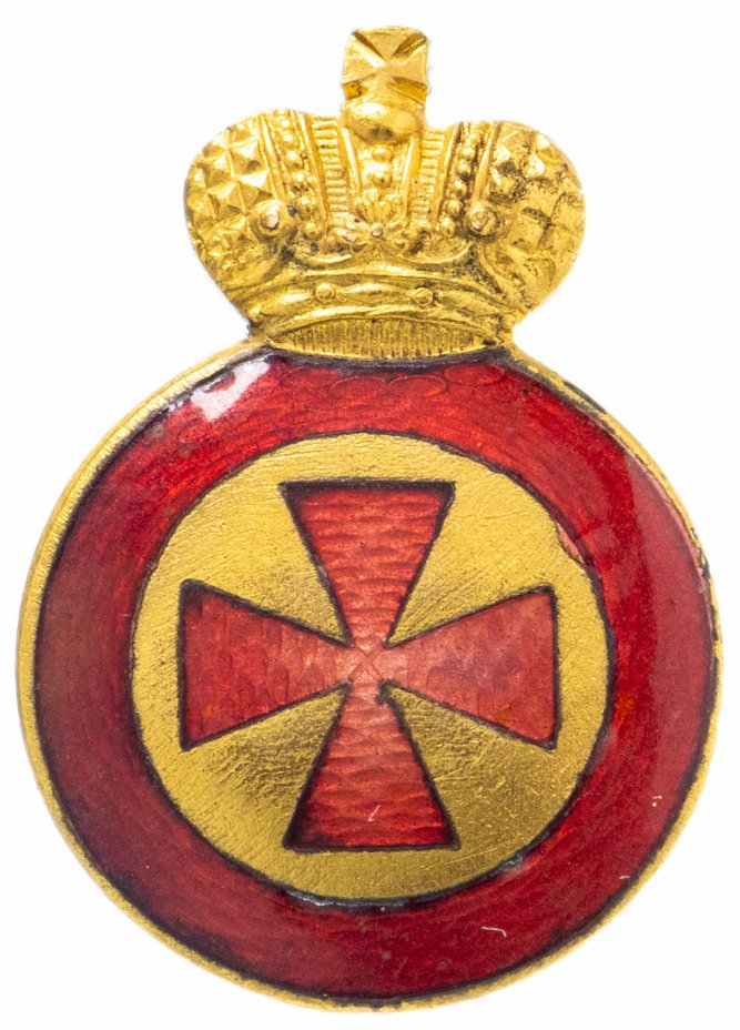 купить Знак ордена Святой Анны 4-й степени за военные заслуги для ношения на оружии, в футляре