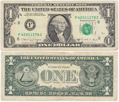 купить США 1 доллар 1988 series 1988A F-Атланта
