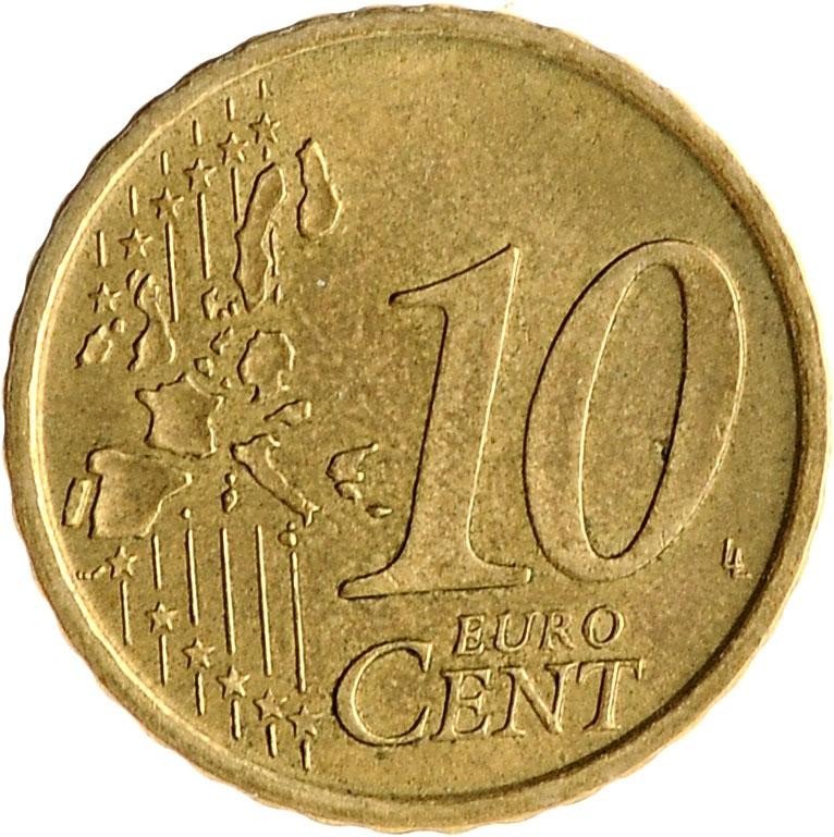 купить 10 евроцентов 2002 Италия