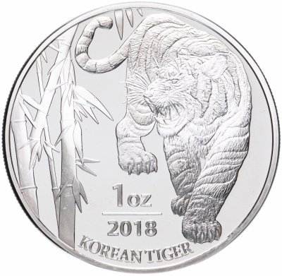 купить Жетон Республика Южная Корея 2018 "Корейский тигр"