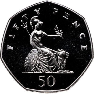 купить Великобритания 50 пенсов (pence) 1996