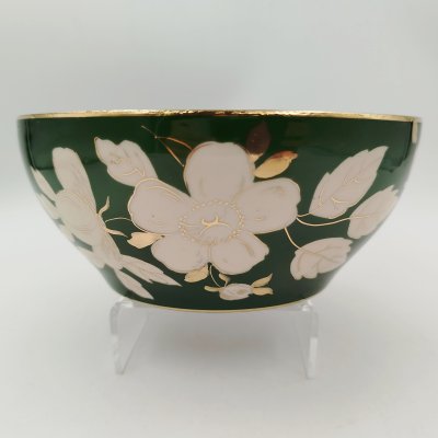 купить Капельник из сервиза "Шиповник", фарфор, крытье, роспись, золочение, Дулевский фарфоровый завод (Дулёво), СССР, 1954 г.