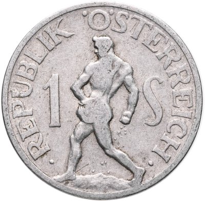 купить Австрия 1 шиллинг (shilling) 1947 Сеятель