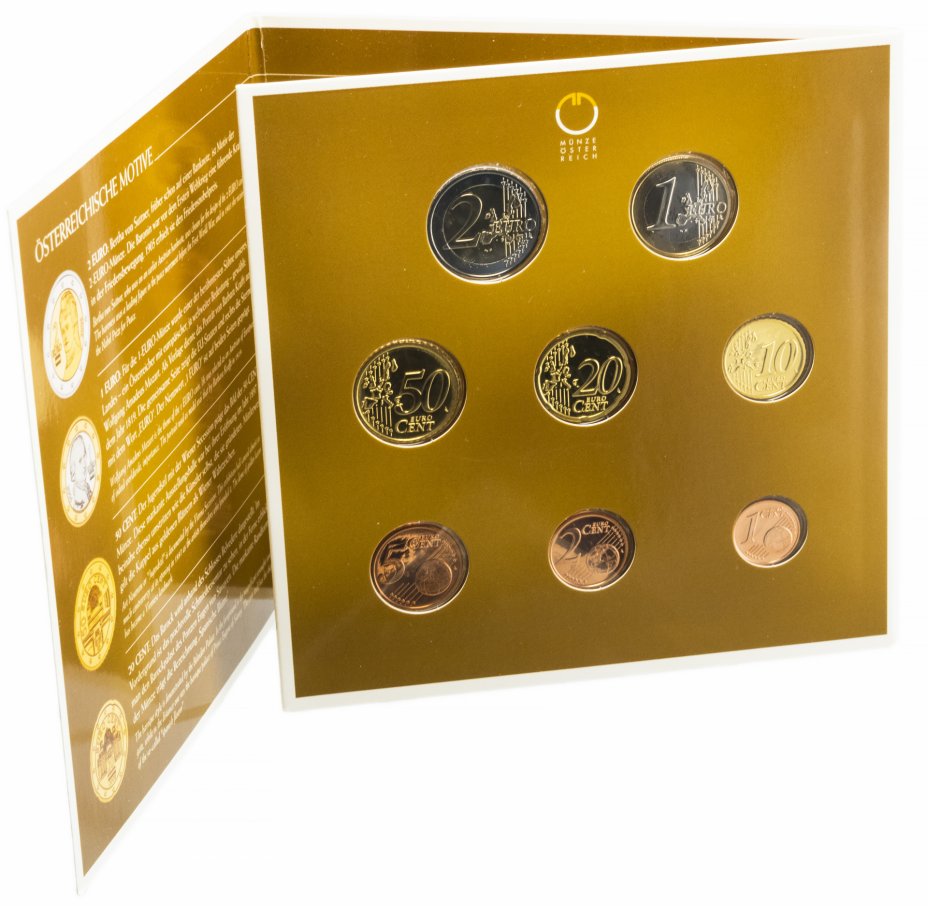 купить Австрия набор монет евро 2006 (8 штук) в буклете
