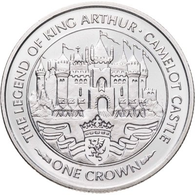 купить Остров Мэн 1 крона 1996 "Легенда о Короле Артуре - Камелот"