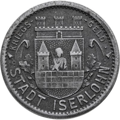 купить Германия "Изерлон" 50 пфеннигов 1917 нотгельд