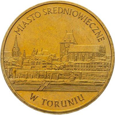 купить Польша 2 злотых 2007 "Памятники Польши - Средневековый город Торунь"