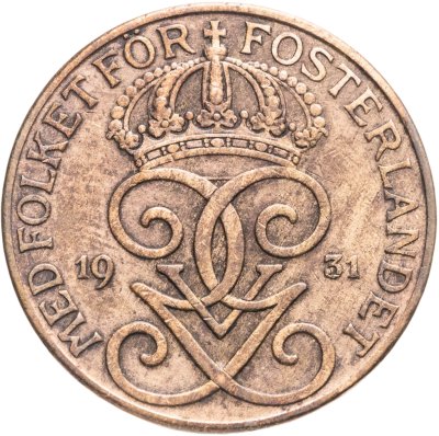 купить Швеция 5 эре (ore) 1931