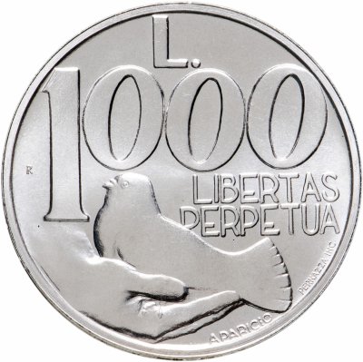 купить Сан-Марино 1000 лир (lire) 1991 "Libertas Perpetua - Вечная свобода"