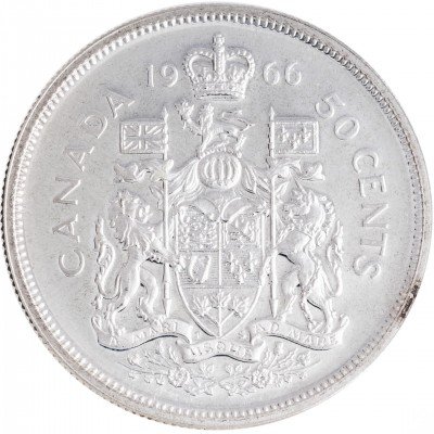 купить Канада 50 центов 1966