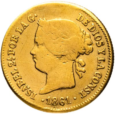 купить Филиппины 1 песо 1861