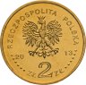 Купить Польша 2 злотых 2013 "Агнешка Осецкая (Agnieszka Osiecka)"
