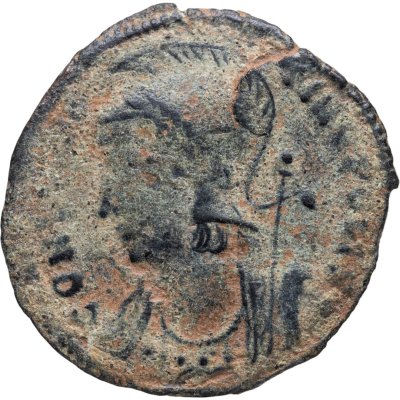 купить Римская Империя, император Константин Великий, AE [фоллис] 307-337 гг.: памятный выпуск в честь основания Константинополя