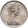Купить Австралия 5 центов (cents) 1977