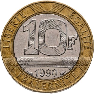 купить Франция 10 франков 1990