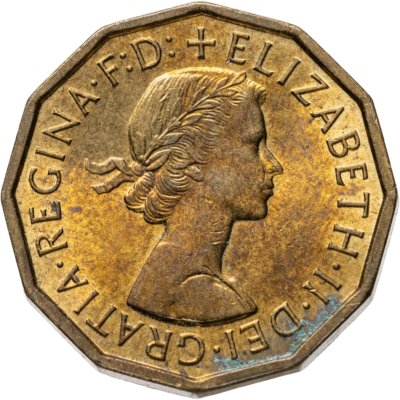 купить Великобритания 3 пенса (pence) 1962