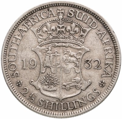 купить ЮАР 2 1/2 шиллинга (shillings) 1932