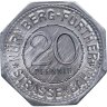 Купить Германия (Нюрнберг) нотгельд  20 пфеннигов 1921 "Вестнер Тор" трамвайный жетон