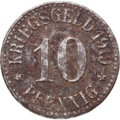 купить Германия (Кассель) нотгельд 10 пфеннигов 1919