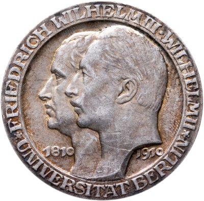 купить Германия (Империя) 3 марки (mark) 1910 "Берлинский университет"