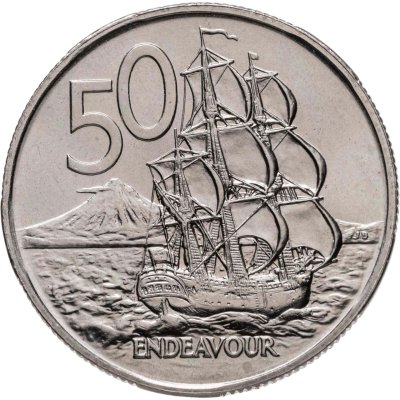 купить Новая Зеландия 50 центов (cents) 1976