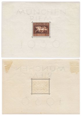 купить Германия, Третий Рейх 42+108 рейхспфеннигов 1936 "3-е ежегодное первенство Германии по скачкам "Коричневая лента"
