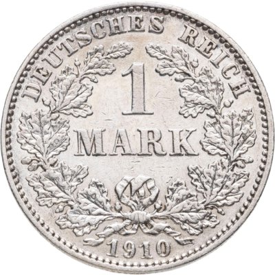 купить Германия (Германская Империя) 1 марка 1910 "Е"