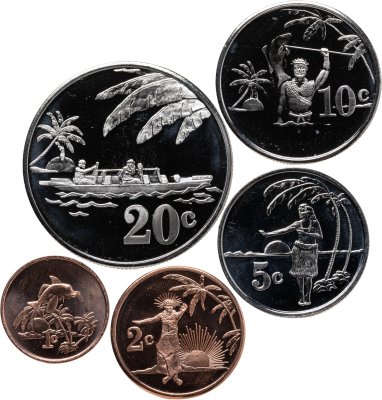 купить Токелау набор из 5 монет 2012 (1, 2, 5, 10, 20 центов (Cents))