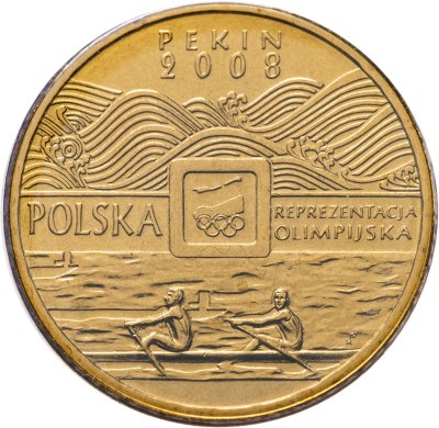 купить Польша 2 злотых 2008 "XXIX летние Олимпийские игры, Пекин 2008" в буклете