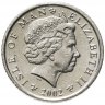 Купить Остров Мэн 5 пенсов (pence) 2002 AE